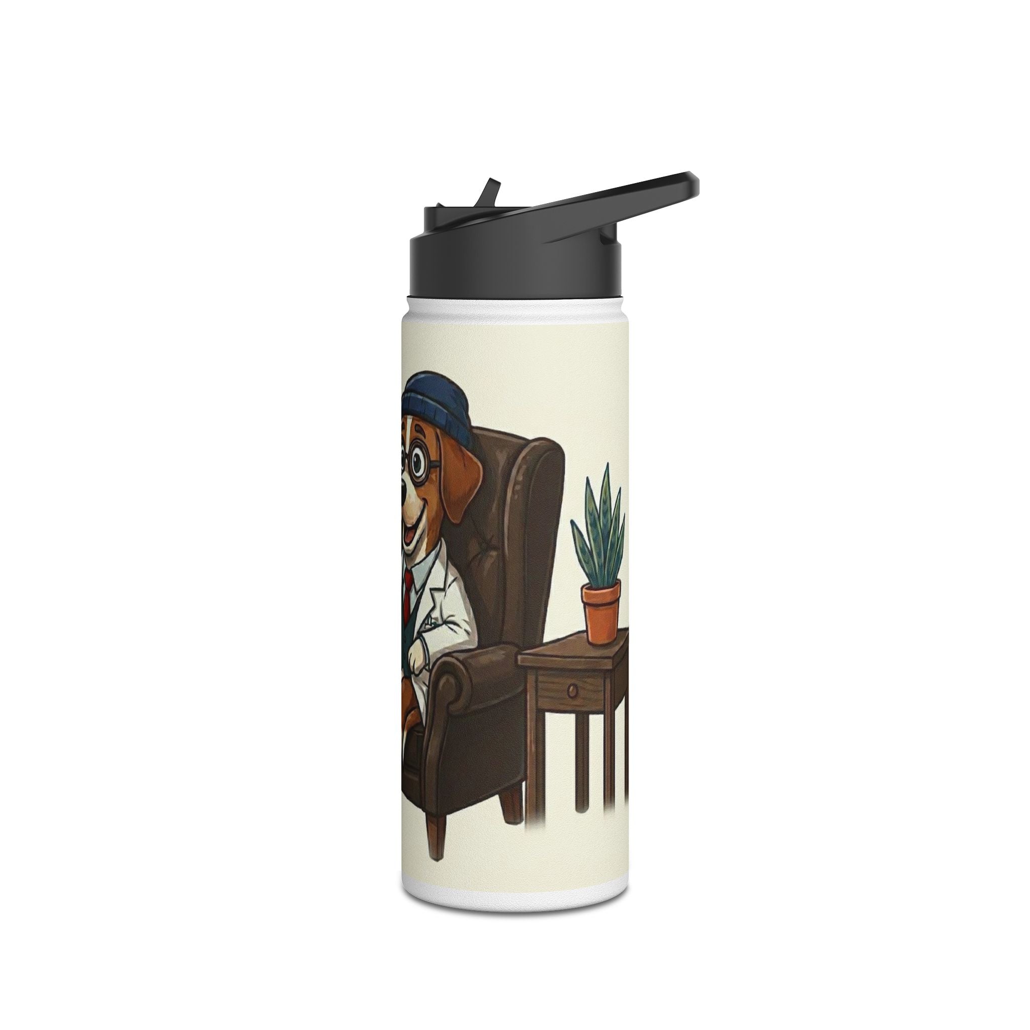 Stainless Steel Water Bottle — "be gentle, we’re hydrating...one sip at a time"