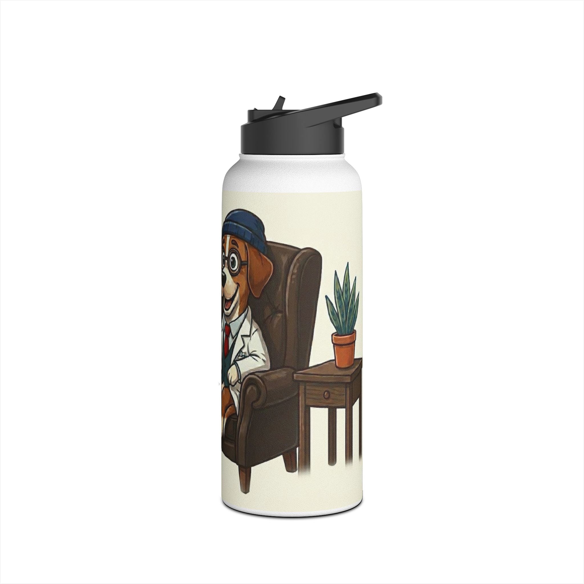 Stainless Steel Water Bottle — "be gentle, we’re hydrating...one sip at a time"