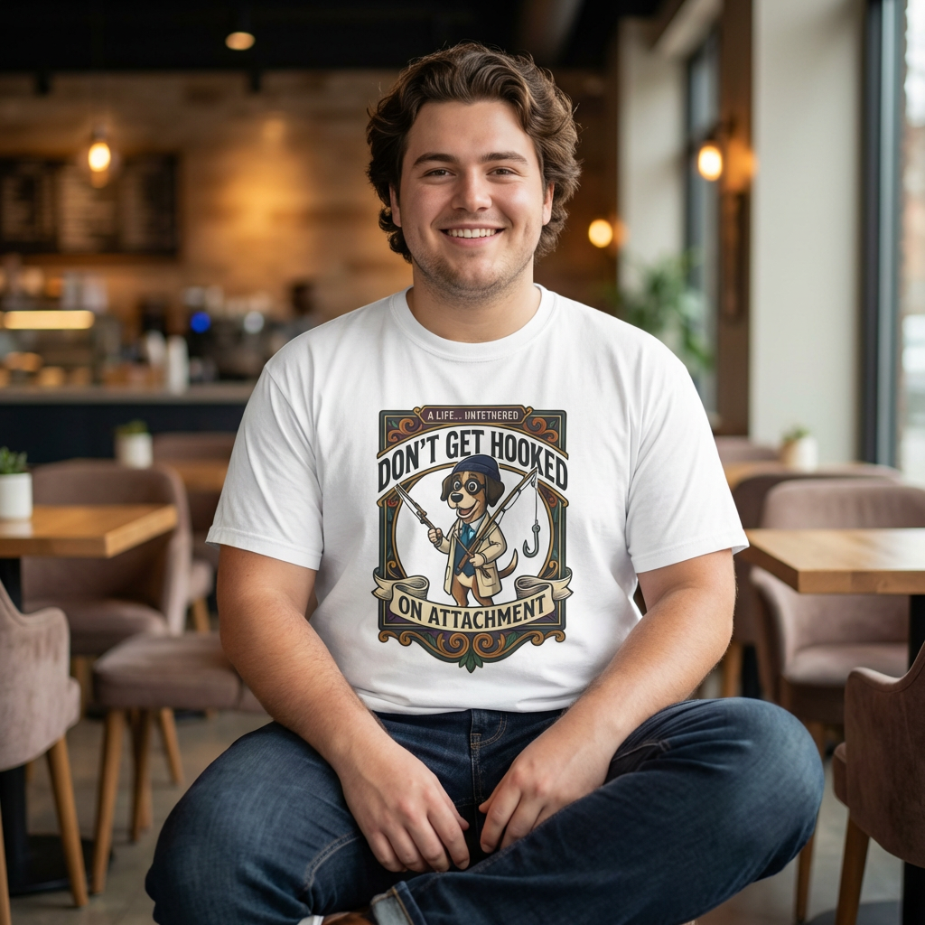 A Life Untethered Tee — "Don't Get Hooked on Attachment"