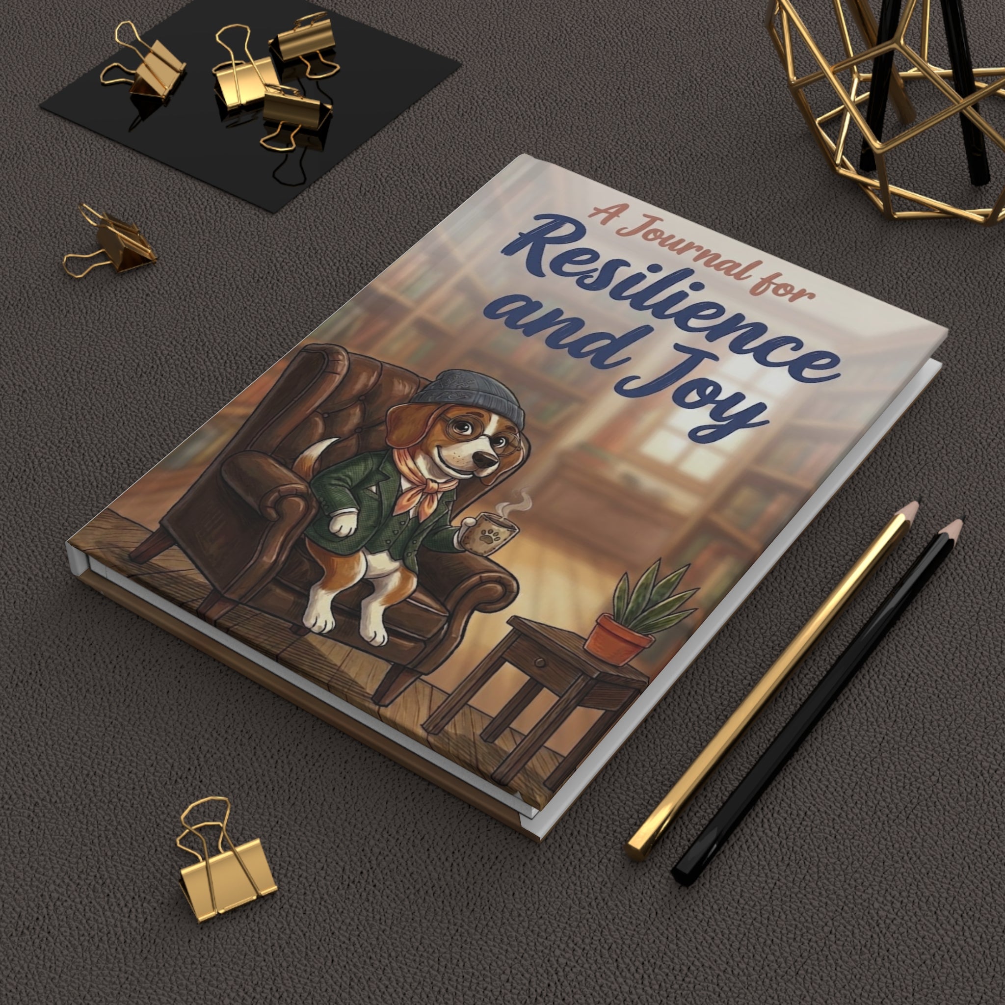 Resilience & Joy Hardcover Journal — “Not a Trauma Dumpster”